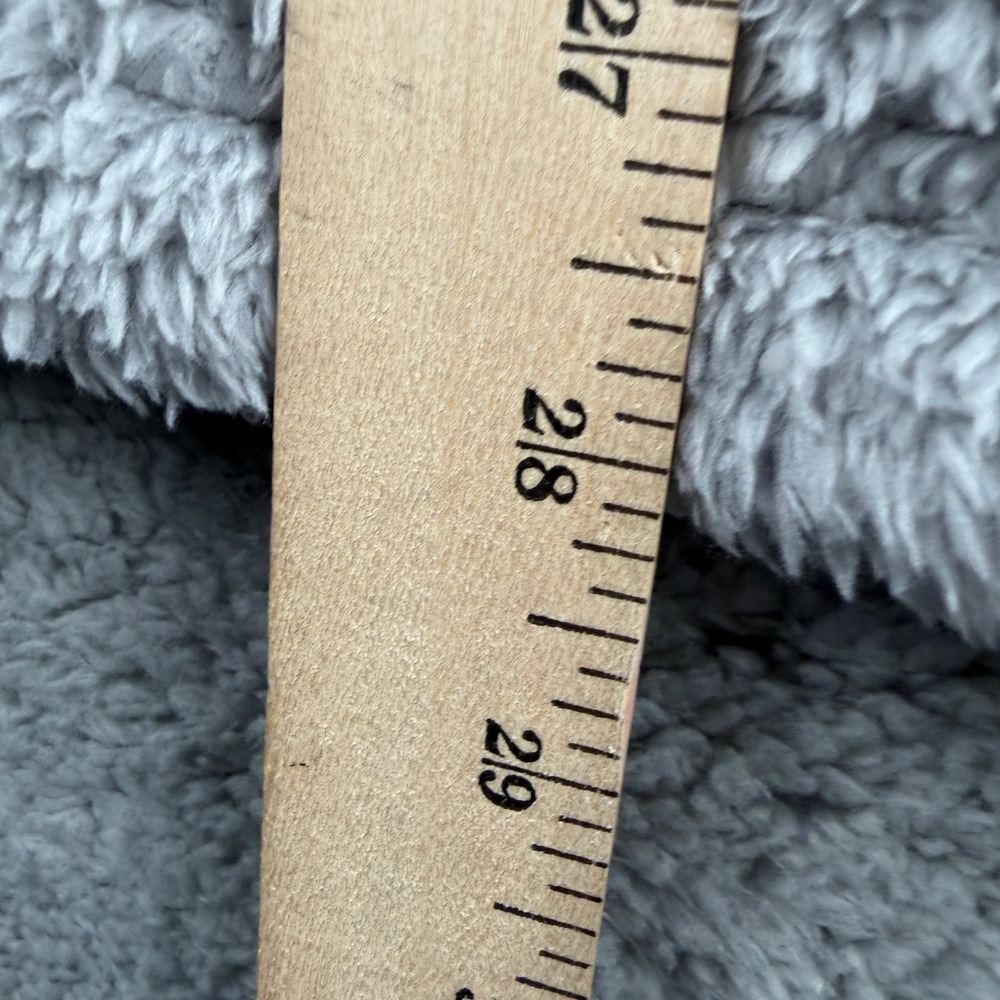 Patagonia Los Gatos Pullover Women XL Gray High Pile Fleece 1/4 Zip Jacket - Picture 8 of 12